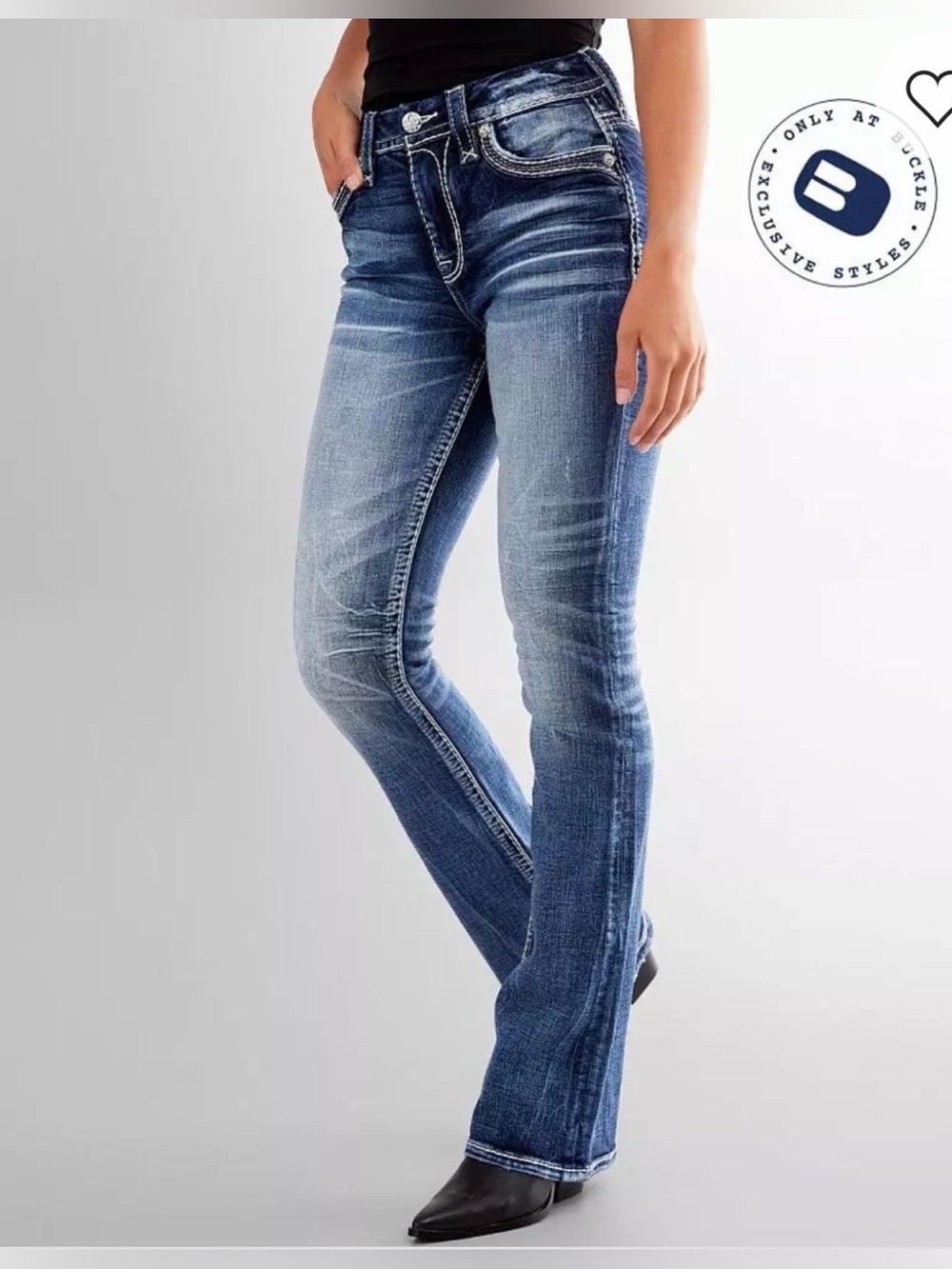 Rock Revival Easy Boot Ash Rose E202.